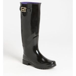 Sperry Top-Sider Pelican Too Black Tall Rainboot
